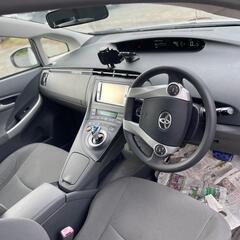 H.22(2010年トヨタ プリウス 1.8 Sグレード車検2年間80900km,TV,AUX,ナビ、ETC,スペアキーの画像