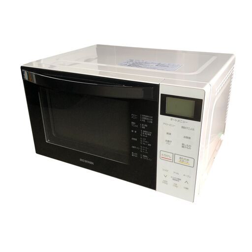 F1023 2020年製 アイリスオーヤマ オーブンレンジ MO-F1807-W 50/60Hz共用 電子レンジ IRIS OHYAMA 石狩市