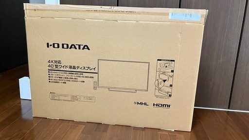 I-O DATA 40型 4K ワイド液晶ディスプレイ　モニター