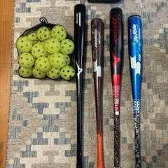 バット4本　単品売り可能！素振り用ウエイトおもり　ボールは売り切れ