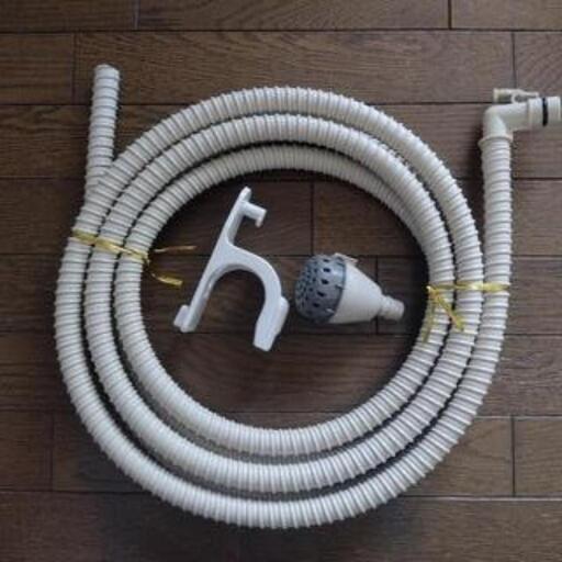 【純正・新品】日立洗濯機　お湯取りホース　クリーンフィルター　ホース掛け