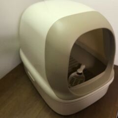 【未使用品】限定カラー ニャンとも清潔トイレセット ドームタイプ 【糸島市内 送料無料】48250-3-001の画像
