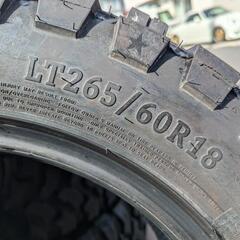 27日迄 265/60-18 タイヤ4本 2022年式 ハイラックス ランクル プラド RAV4 デリカの画像