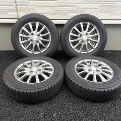 スタッドレスタイヤ　155/70R13アルミセット　ダンロップ　...