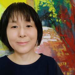 金曜午前は月に3回水彩・油彩！たらし込み技法等の指導も可能！＠ルナ八千代台絵画講座の画像