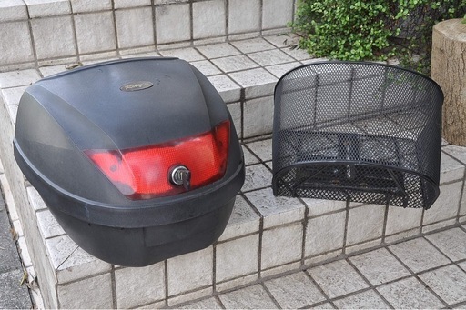ディオ　Dio　AF68　 F.I車　程度良好　Rタイヤ新品　ボックス&前かご付き　埼玉県新座発　近隣配送無料　