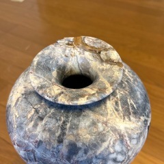 石の壺【中古】石材 花瓶の画像