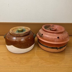 焼き芋用土鍋２つ