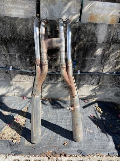 GSX750E 純正マフラー