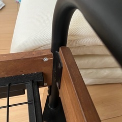 【お譲り先決まりました】ニトリ　ダブル　ベッドフレームの画像