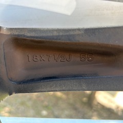 美品アルミホイール　18x7 1/2J　の画像