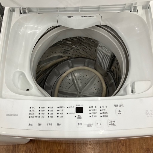 全自動洗濯機　IRIS OHYAMA  IAW-T504 2023年製　22,000円
