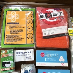 非常用持ち出し袋＊新古品の画像