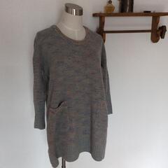 中古美品、ＥＬＬＥ.エル、チュニックセーター、Mサイズ