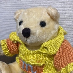 9/15ガレージセール　くまのぬいぐるみの画像