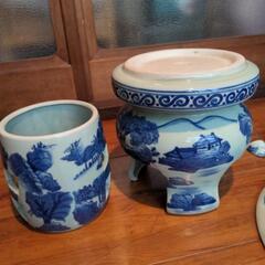 灯篭 陶器 割れありの画像
