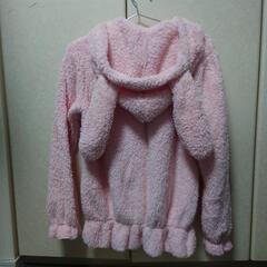 うさぎのモコモコ上着