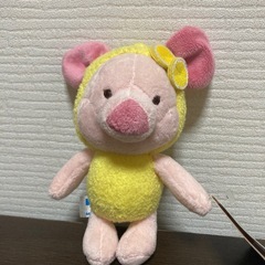 ガレージセール　タグ付　ピグレットぬいぐるみ