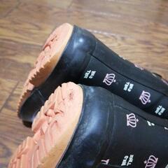 防寒ウレタン貼り長靴　レインシューズ　17cmの画像