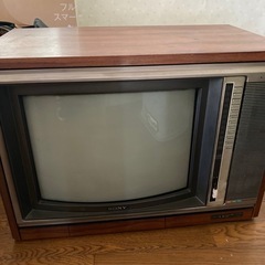 無料　昭和　17インチ&14インチ　ブラウン管　テレビ　2台　差...