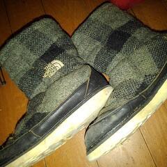 ノースフェイス　ブーツ　使用感ありありの画像
