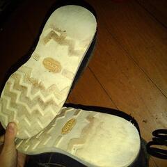 ノースフェイス　ブーツ　使用感ありありの画像