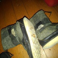 ノースフェイス　ブーツ　使用感ありあり