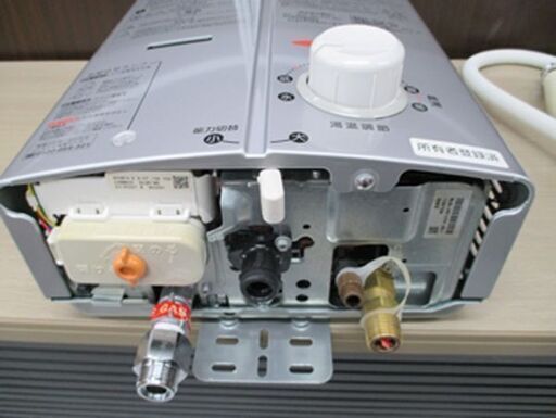 現状品 リンナイ 瞬間湯沸器 寒冷地用 RUS-V51XTK 2018年製 シルバー 都市ガス12A/13A用 元止め式 苫小牧西店