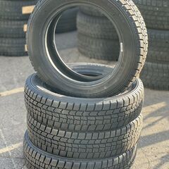 ★ バリ山！ ダンロップ ウィンターマックス WM02 155/65R14 2021年製 14インチ スタッドレスタイヤ 4本セット T-1154 リサイクルショップ札幌 買取本舗 の画像