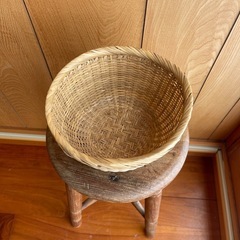 竹製 米洗いザル 【3合用】の画像