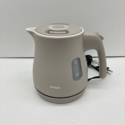 412 TIGER タイガー魔法瓶 PCM-A081-CB(ブロンドベージュ)　電気ケトル\u003c5SAFE＋\u003e【0.8L】