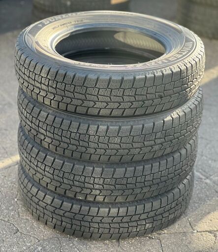 ★ バリ山！ ダンロップ ウィンターマックス WM02 145/80R13 2019年製 13インチ スタッドレスタイヤ 8～9分山！ 4本セット T-1155 リサイクルショップ札幌 買取本舗