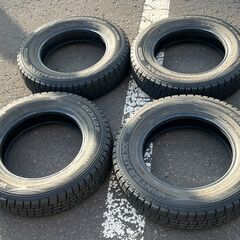 ★ バリ山！ ダンロップ ウィンターマックス WM02 145/80R13 2019年製 13インチ スタッドレスタイヤ 8～9分山！ 4本セット T-1155 リサイクルショップ札幌 買取本舗の画像