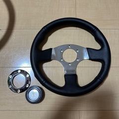 社外ステアリング ホーン付　ホーンリング付の画像