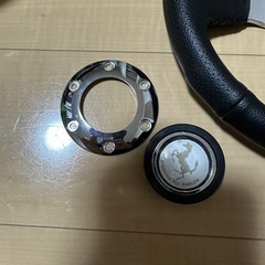 社外ステアリング ホーン付　ホーンリング付の画像
