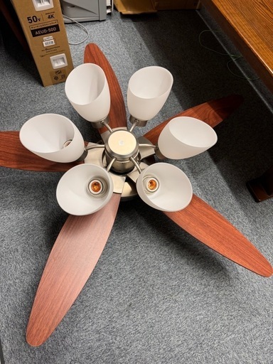 アイリスオーヤマ　アグレッド　シーリングファン　照明