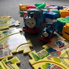 ★きかんしゃトーマス★ブロック★おもちゃ【お話し中】★まとめてセットの画像