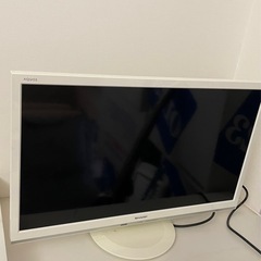 シャープ(AQUOS) 24型テレビ(ホワイト)の画像