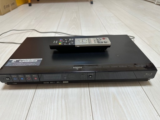 AQUOS シャープ　Blu-rayレコーダー　訳あり