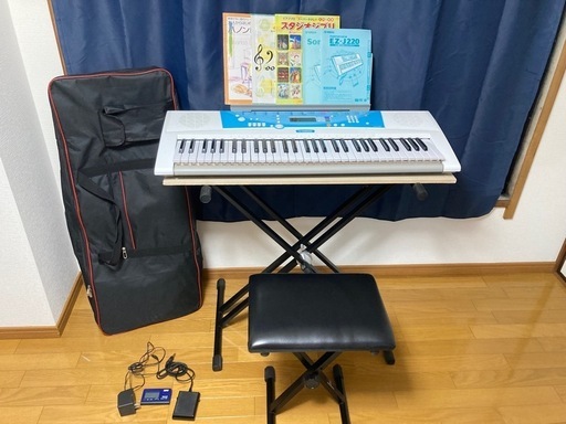 YAMAHA EZ-J220 キーボード スタンド・イス・付属品セット (61鍵)