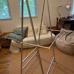 無印良品 アルミ室内物干し（折畳可能）の画像