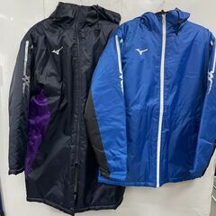 MIZUNOミズノ ベンチコート2枚 箱根駅伝 美品(青末使用)...