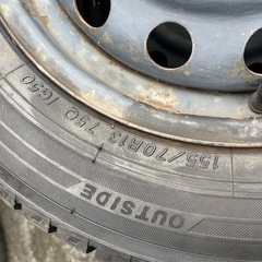 ヨコハマスタッドレス！バリ溝！155/70R13　の画像