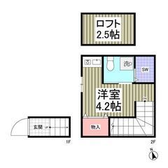 💙敷礼０！《1R》船橋市♦築浅物件！便利なロフト付き！バス・トイ...