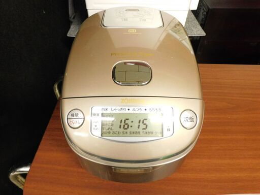 象印 ZOJIRUSHI 圧力IH炊飯器 5.5合炊き 極め炊き NP-LC10 炊飯ジャー プラチナ真空釜