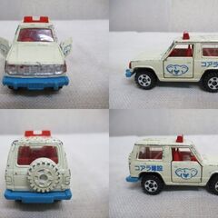 GΣ46 ミニカー TOMY トミカ コアラ建設 三菱 パジェロ NO.69 1/60 検：ただいま工事中セット ギフト 日本製 当時物 絶版の画像