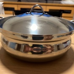 IH・ガス火対応26cmステンレス鍋