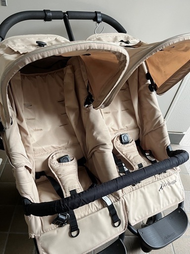 お譲り先決まりました→双子ベビーカー☆ココダブル☆フットマフなど付属品多数