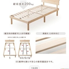 ベッドの枠の画像