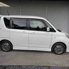 スズキ H23年式 ソリオ Ｘ 保証１年　車検２年付 ３５万円 1200CC パールホワイト メモリーナビ　ＴＶ　スマートキー　プッシュスタートの画像